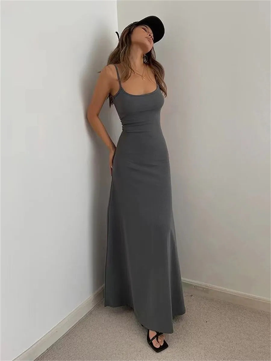 Woman's Bodycon Dress. Sexy Sleeveless Dress