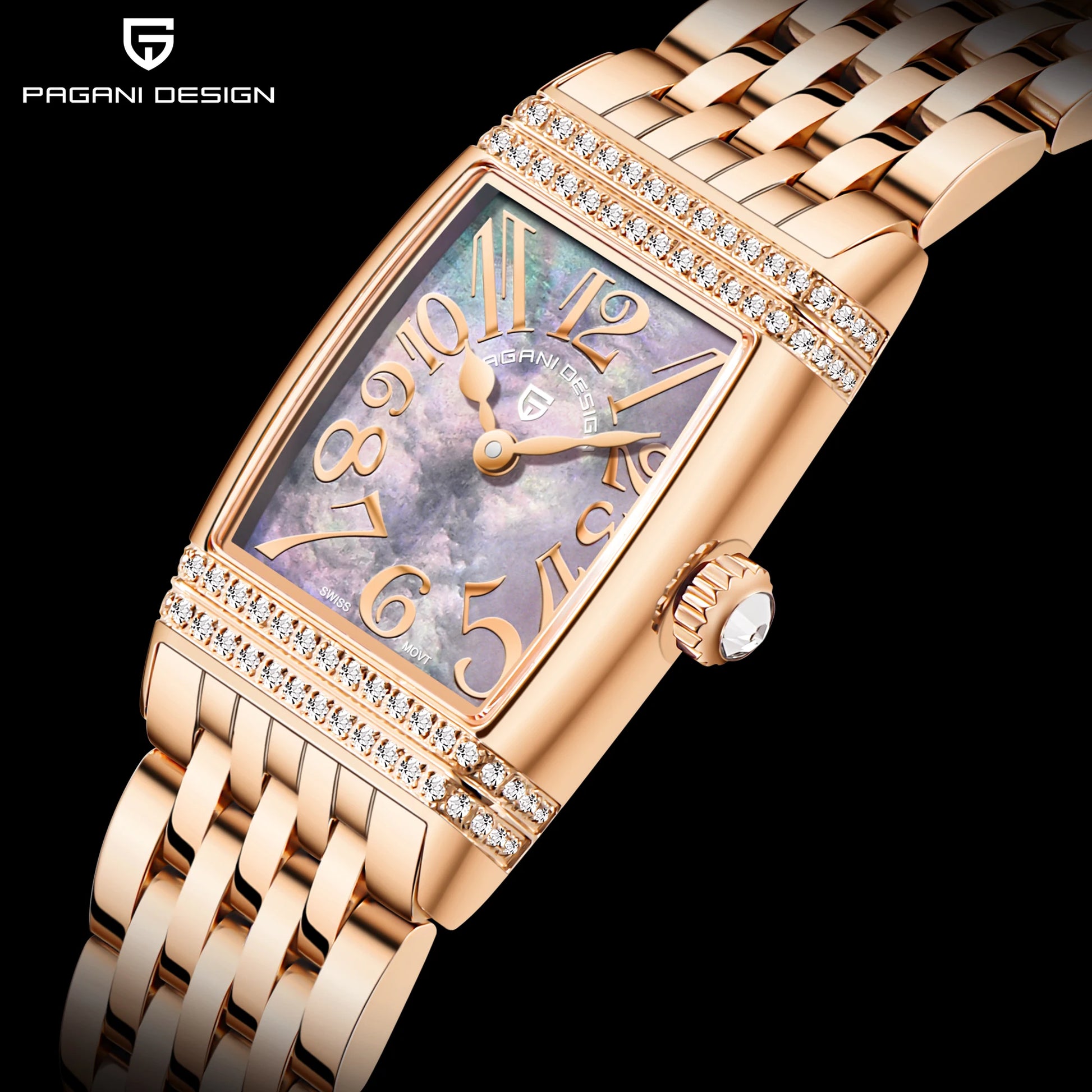 2023 NEW PAGANI DESIGN Luxury Fashion Women's Quartz Watch Sapphire Stainless Steel Waterproof Clock Holiday Gifts - Sellinashop