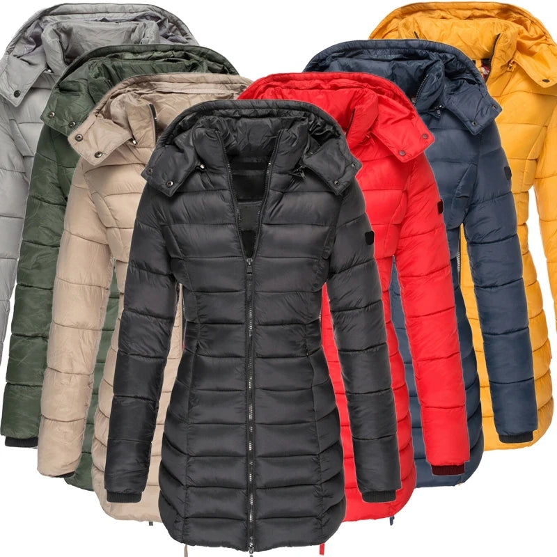 Women's Long Thickened Warm Jacket Coat Down Jacket - Sellinashop