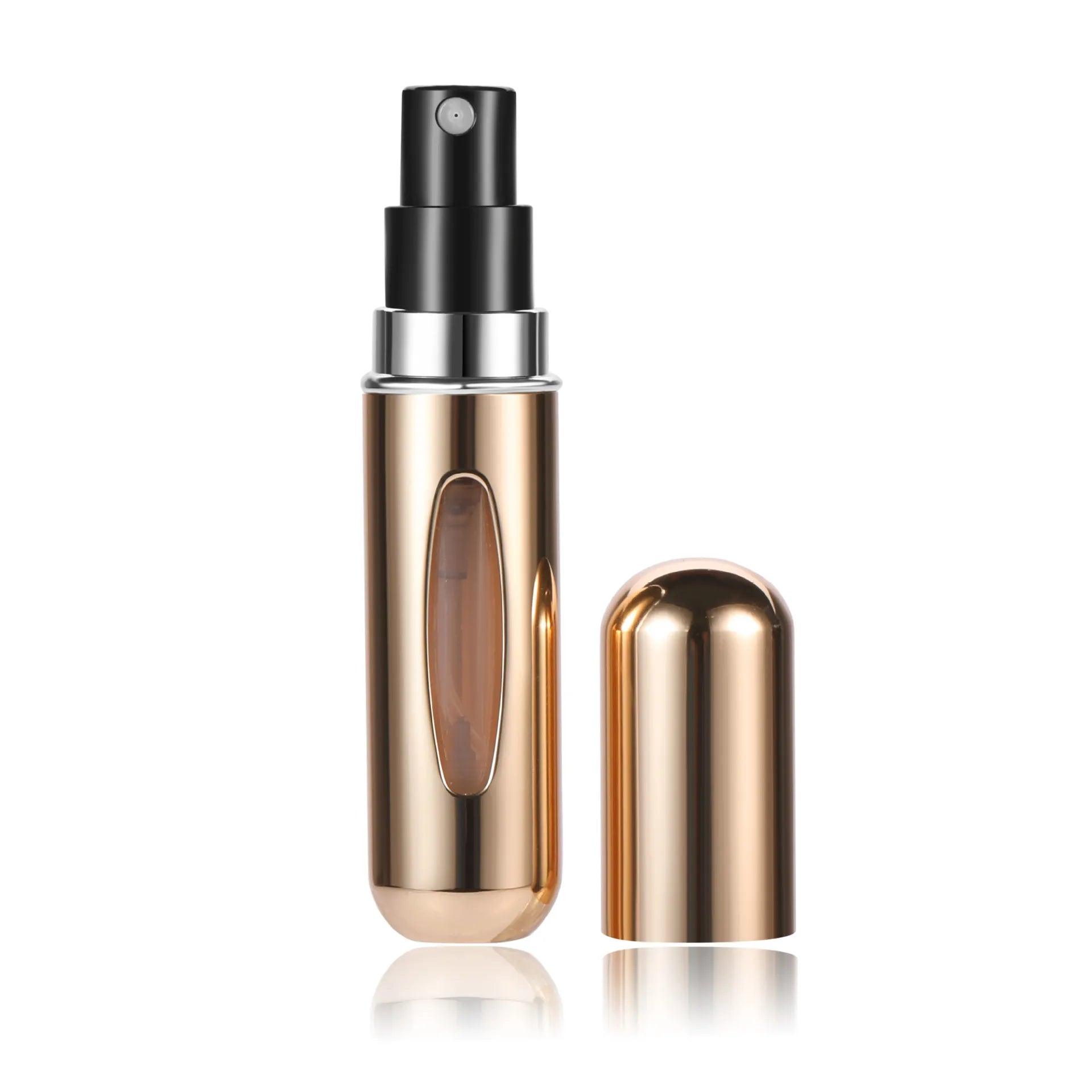 5ml Mini Perfume Atomizer Portable Liquid Container For Cosmetics Traveling Aluminum Spray Empty Refillable Spray Bottle - Sellinashop