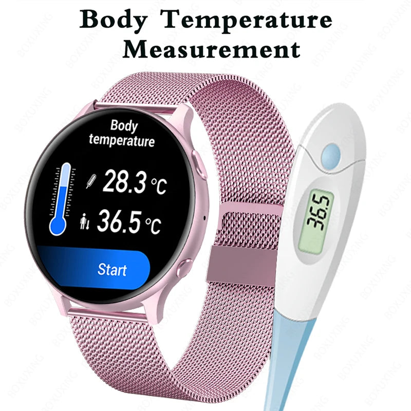 2023 New Bluetooth Call Smart Watch Women Men 1.32 " AMOLED 360*360 HD Pixel Display Smartwatch Ladies Woman For Xiaomi Huawei - Sellinashop