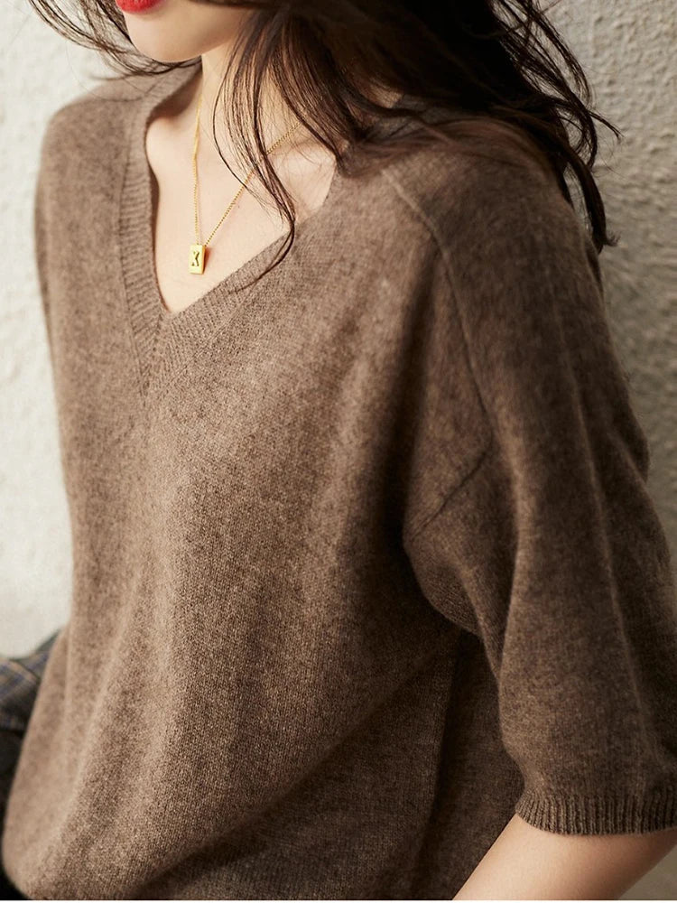 Women Sweater. Pullovers Half. High Quality