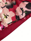 Floral Lace Bow Front Lingerie Set - Sellinashop