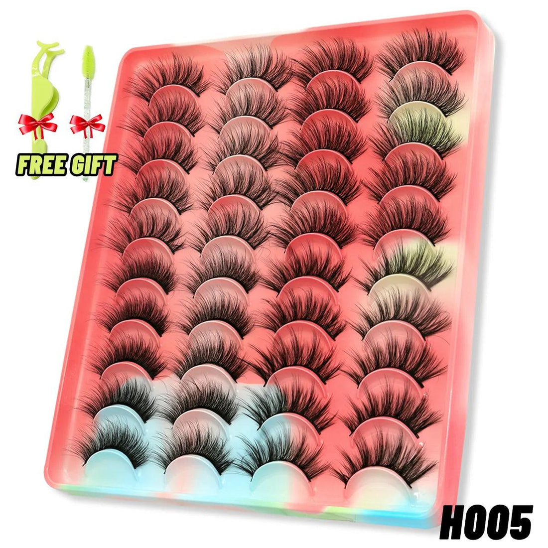 Eyelashes 3D Mink Lashes Fluffy Soft Wispy Natural Cross Eyelash Extension Reusable Lashes Mink False Eyelashes Makeup - Sellinashop