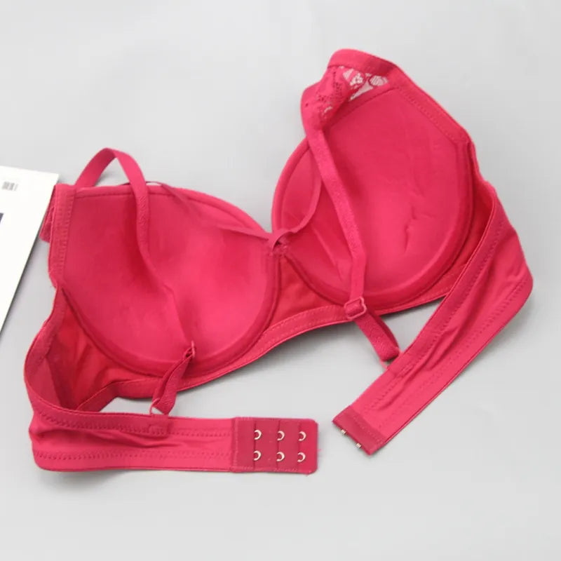Women Underwear Sexy Lace Push Up Bralette Section Breathable Female Large Bra Sets Plus Size Lingerie - Sellinashop