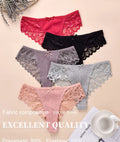 3/5Pcs Women Panties Plus Size Sexy Cotton Thong G-string Underwear Low-rise Female Briefs Ladies Underpants Solid Color Panties - Sellinashop