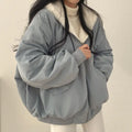 Winter New Cotton Coat Jacket Loose Hooded Thickened Coat Women Cotton Coat Women - Sellinashop