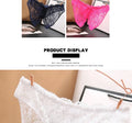 Erotic Sexy Open Lace Panties Transparent Bow Low Waist Underpants Female Breathable Hollow Mesh Briefs Women Sexy Lingerie - Sellinashop