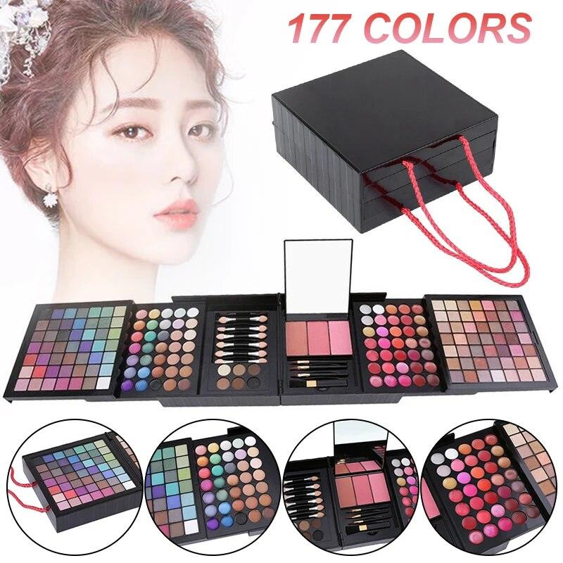 Makeup Kit Full Professional Makeup Set Box Cosmetics for for Women 190 Color Lady Eyeshadow Palette Set makeup set - Sellinashop
